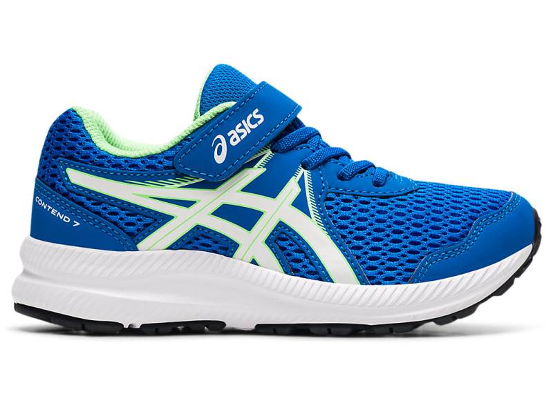 Sapatilhas Running Asics CONTEND 7 PS Criança Azuis, 8233A334.458